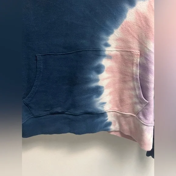 WILDFOX Women’s Navy Tie-Dye Hoodie - Size Small - Picture 6 of 8